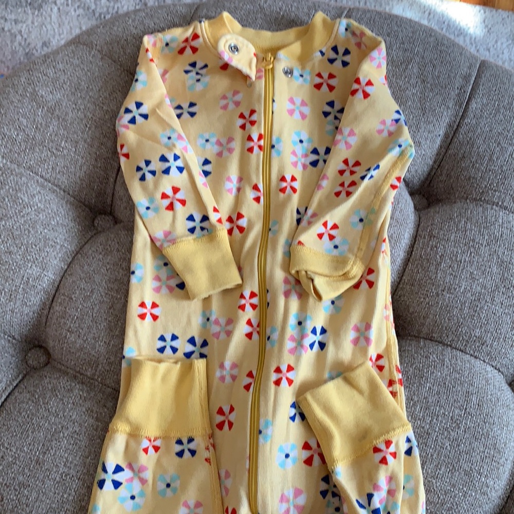 Hanna Andersson yellow pajamas